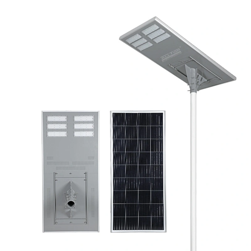 ALLTOP Wholesale new design aluminium ip65 waterproof solar led street light 200w all in one 1