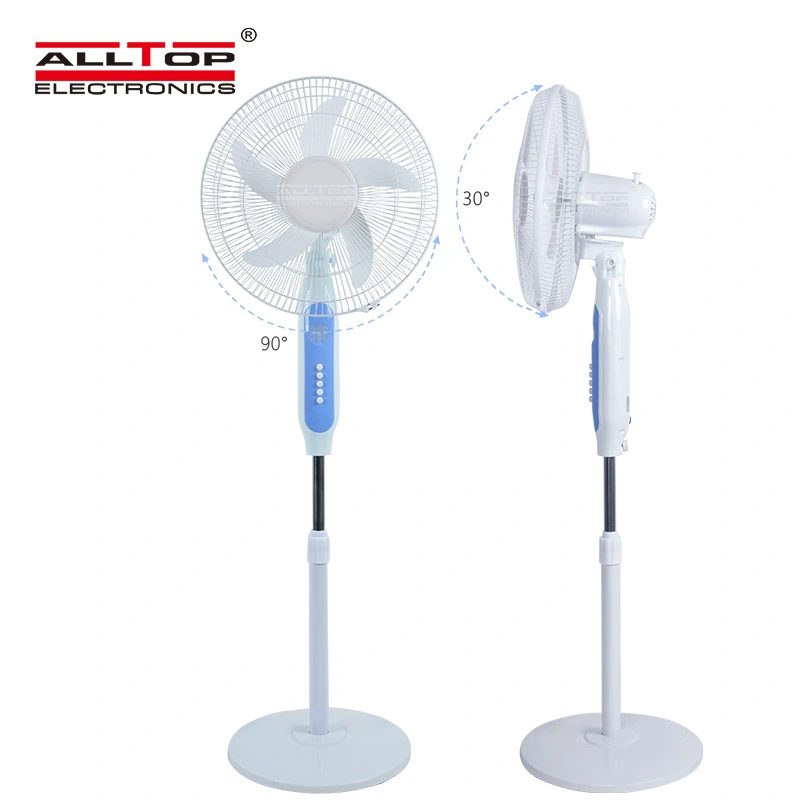 ALLTOP Wholesale china rechargeable table fan portable USB 16 inch 15V dc fan solar standing electric Fan 1