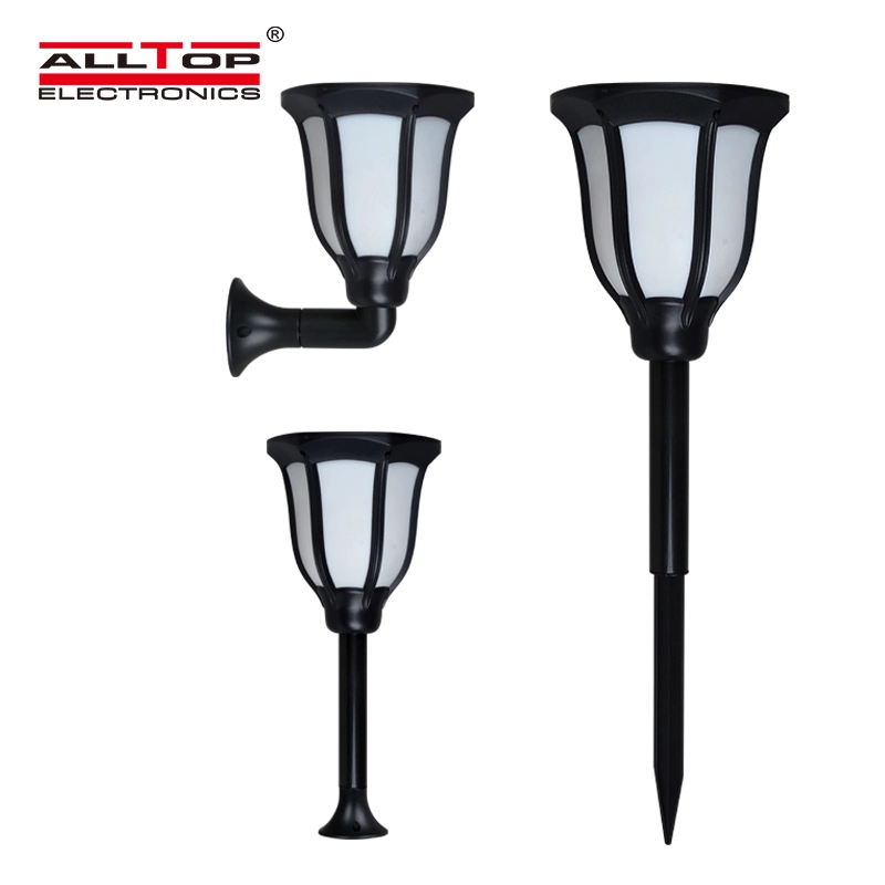 ALLTOP Energy saving bridgelux chip 2835 garden waterproof 2W Solar torch light 1