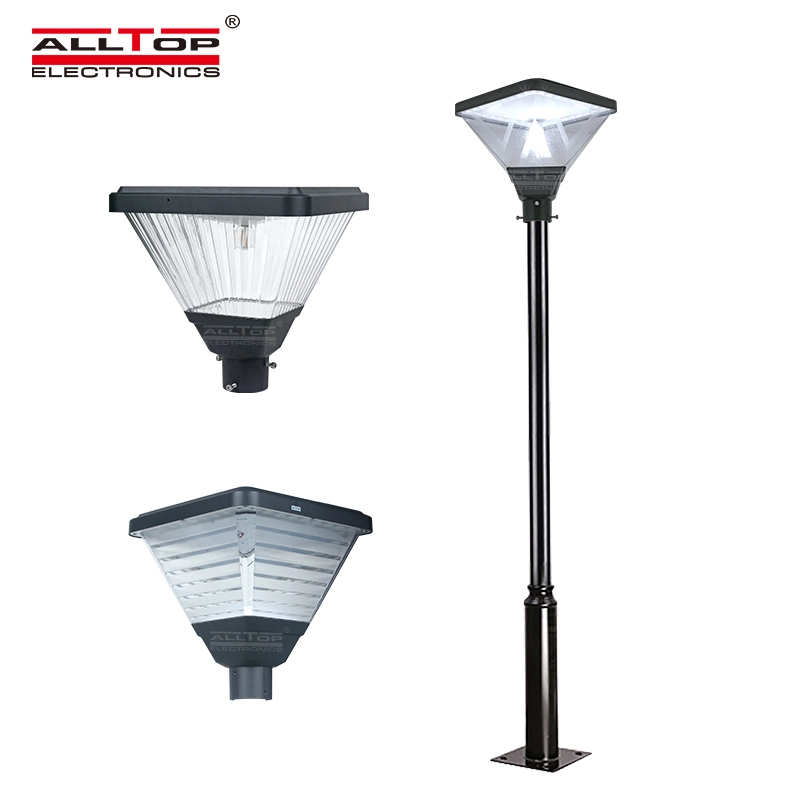 ALLTOP High Performance Post Stand Outdoor Waterproof IP65 20W Solar Powered Led Garden Light 1
