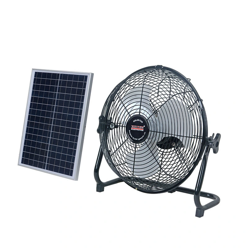 ALLTOP10 Inch 24w solar panel home portable stand rechargeable energy solar powered fan solar fan 1