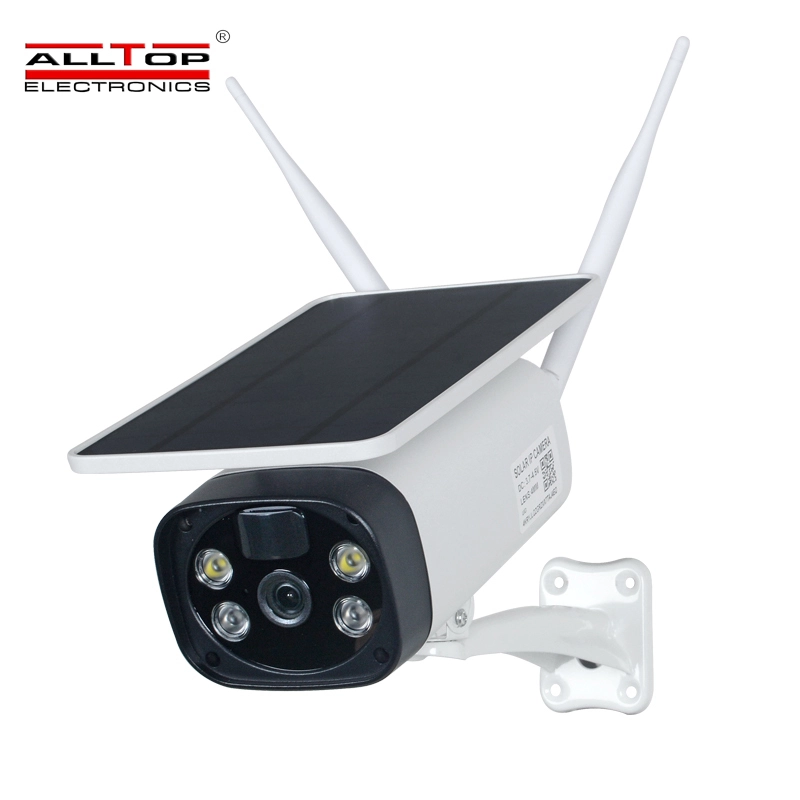 ALLTOP Hot Sale Low Consumption Security HD Surveillance CCTV Battery Powered Wireless 4G Solar Power IP Camera 1