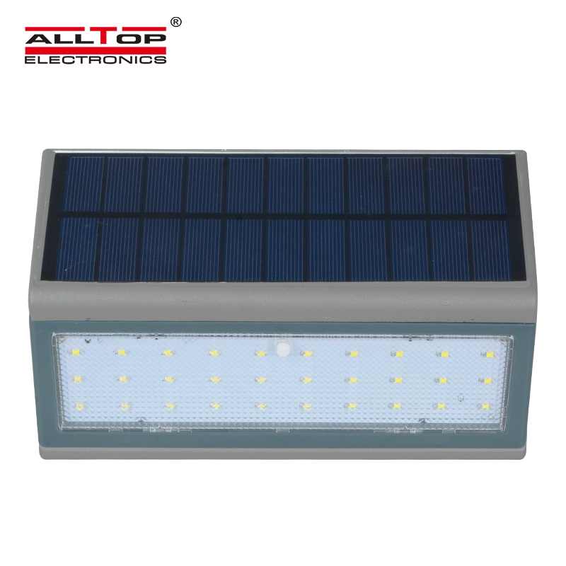 ALLTOP Hot sale high quality surface mounted IP65 3w 5w outdoor LED solar wall light 1