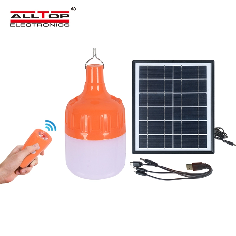 ALLTOP Manufacturers direct sale outdoor long lighting led rechargeable bulbs camping solar emergency lamp 1