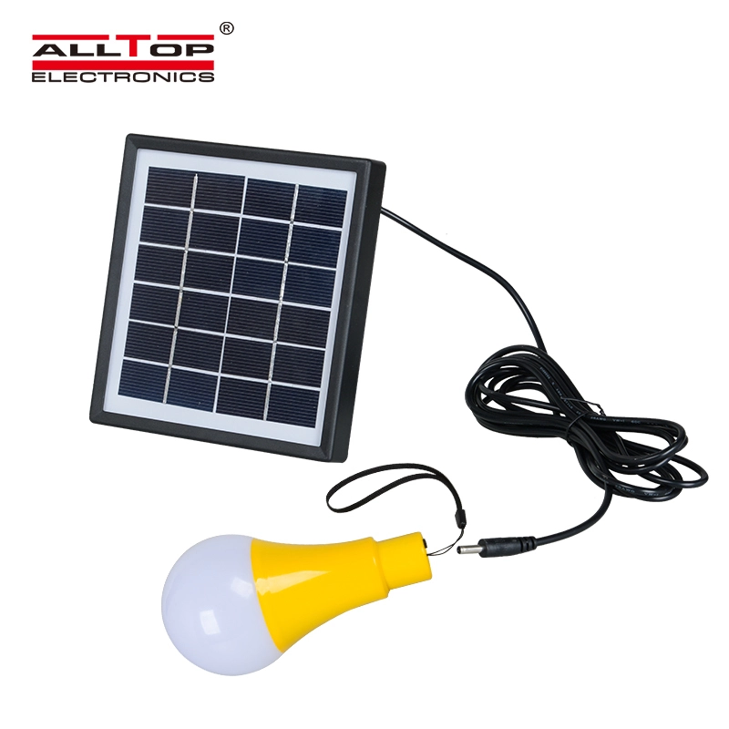 High quality Outdoor camping garden portable 5watt solar chargeable bulb 1