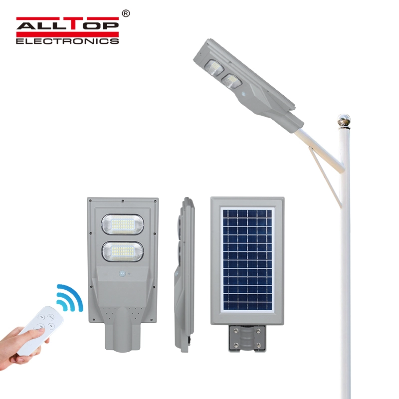 ALLTOP China factory wholesale price high power MPPT solar controller 30 60 90 120 150 watt all in one solar led street light 1