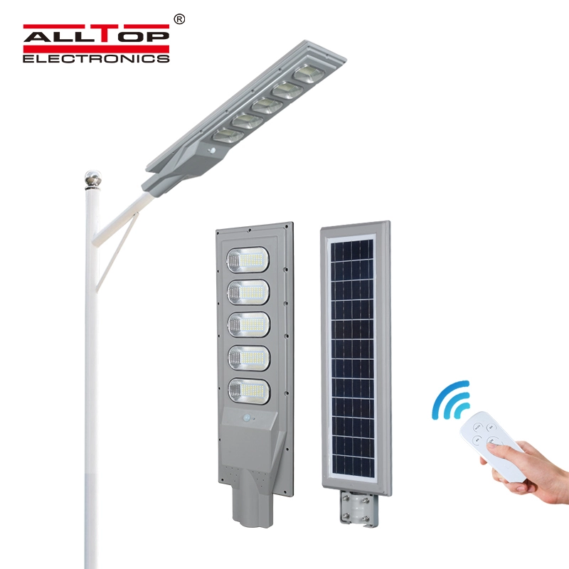 ALLTOP High quality brightness waterproof 30 60 90 120 150 watt all in one solar led street light price list 1
