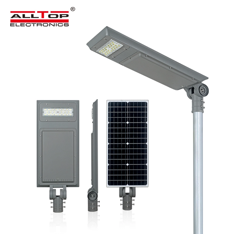 ALLTOP Hot sale ip65 outdoor waterproof lighting smd 40w 60w100w integrated all in one led solar street light 1