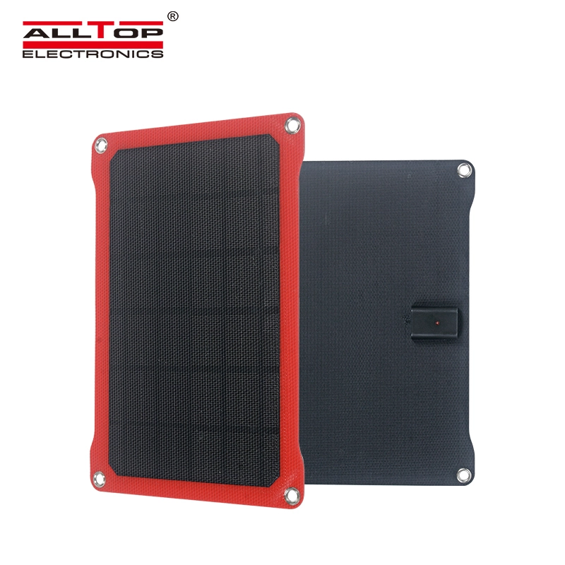 ALLTOP High efficiency portable solar module 14w 6v monocrystalline cell folding solar panel 1