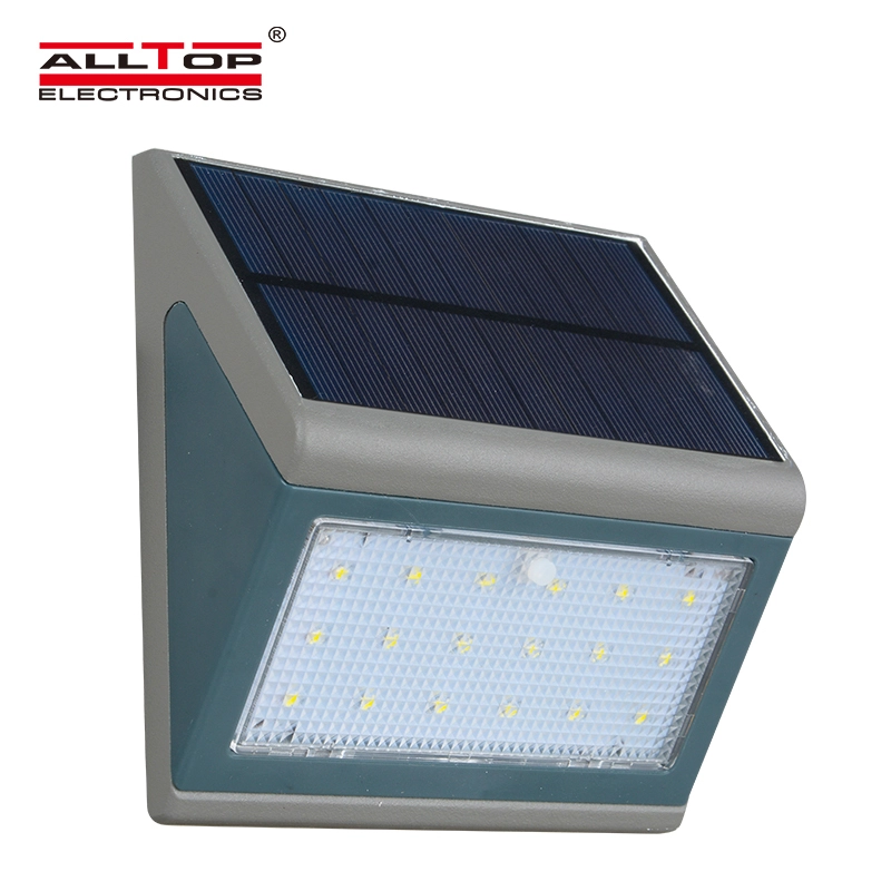 ALLTOP Contemporary garden ip65 Waterproof 3w 5w outdoor led solar wall lights 1