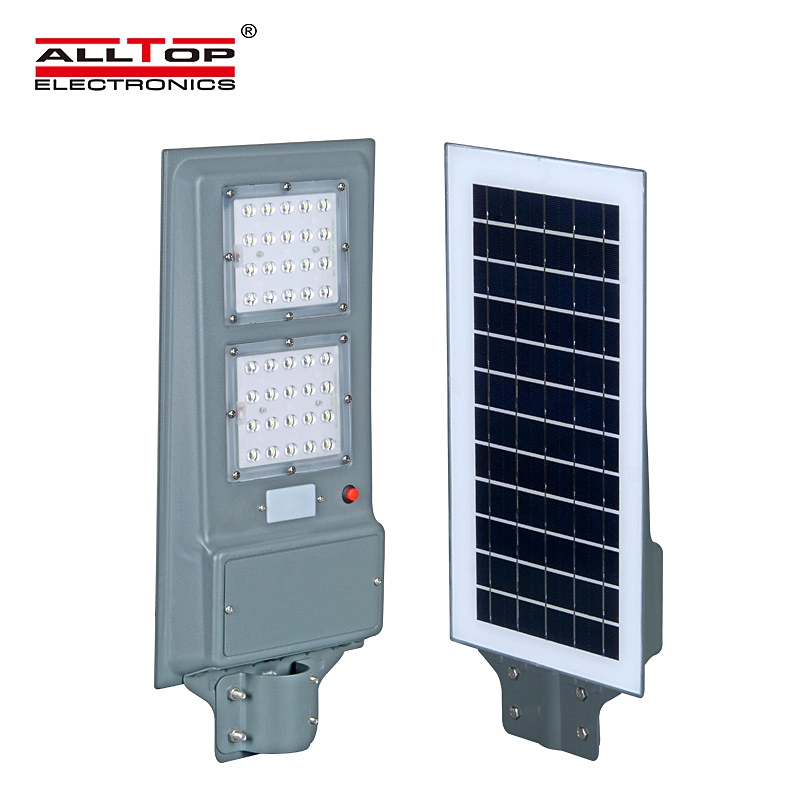 ALLTOP High quality ip65 outdoor waterproof 20w 40w 60w integrated all in one led solar streetlight 1