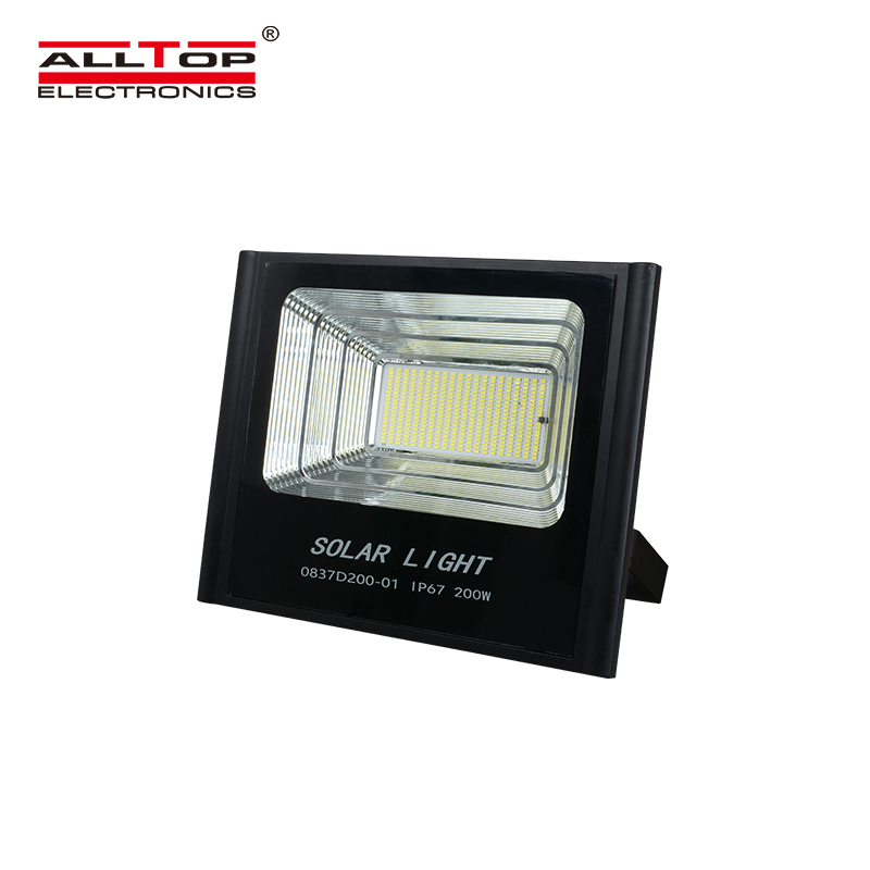 ALLTOP High quality photocell outdoor IP65 50w 100w 150w 200w led solar flood light price 4