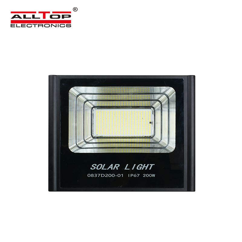 ALLTOP High quality photocell outdoor IP65 50w 100w 150w 200w led solar flood light price 5