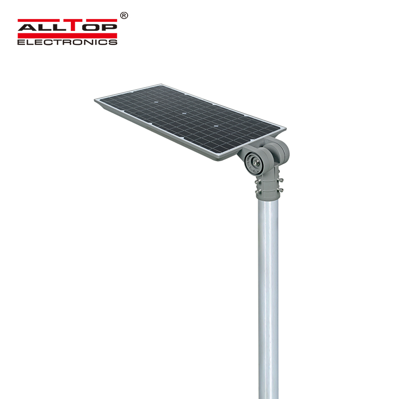 ALLTOP Cheap price outdoor lighting fixture aluminium IP65 smd 100w all in one solar led garden lamp 5