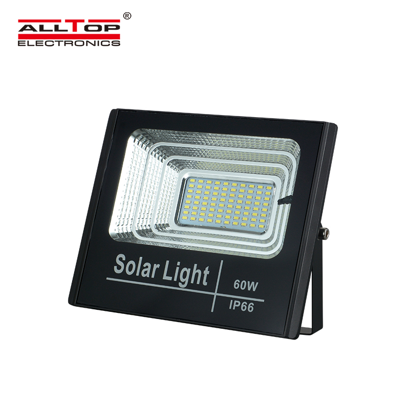 ALLTOP Best quality IP66 waterproof outdoor Aluminum 25w 40w 60w 100w led solar flood light 2