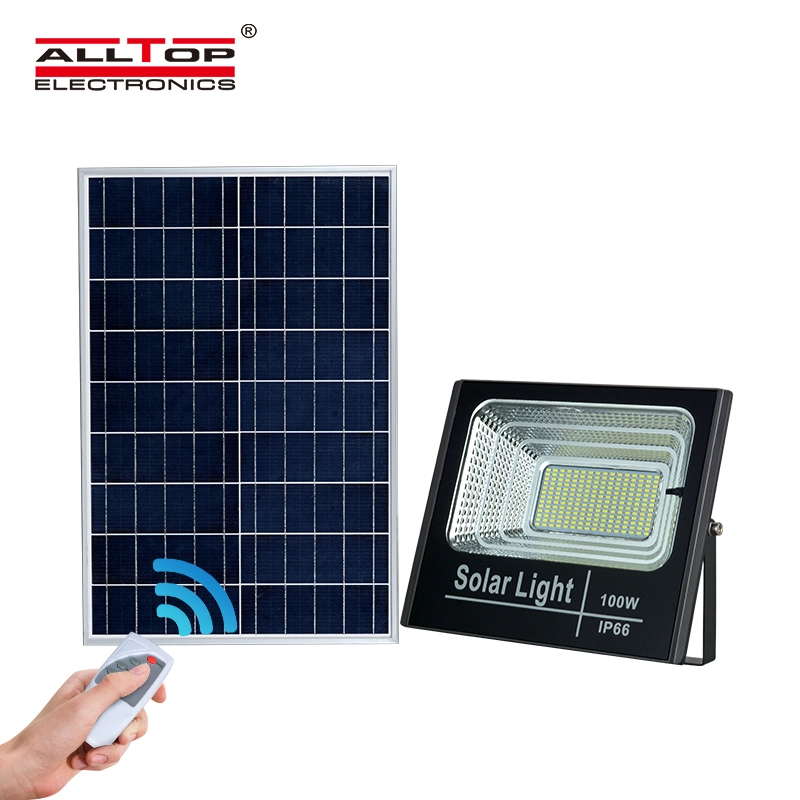 ALLTOP Hot sale Bridgelux waterproof ip66 outdoor lighting smd 25 40 60 100 watt solar led flood light price 1