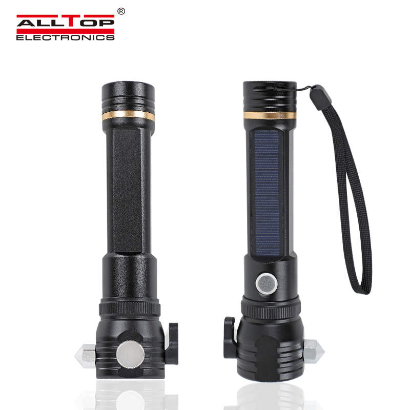 ALLTOP Multipurpose Aluminium Waterproof Camping USB Rechargeable Solar ...