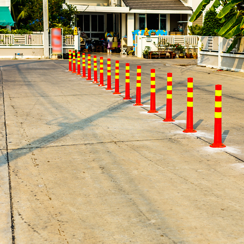 Traffic Warning Equipment Flexible bollard Traffic Delineator Post warning post 4