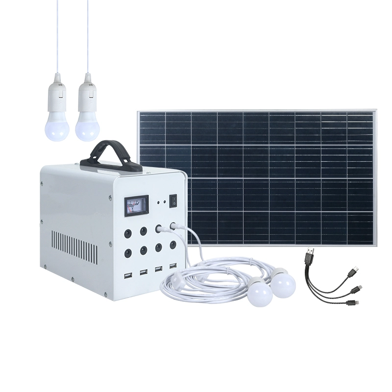 New design wholesale portable 50w solar system panel kit set home 1