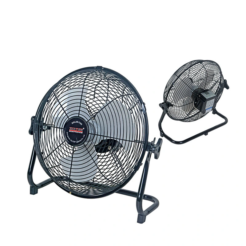ALLTOP High quality energy saving 10 Inch 24w solar panel with usb rechargeable solar fan 1