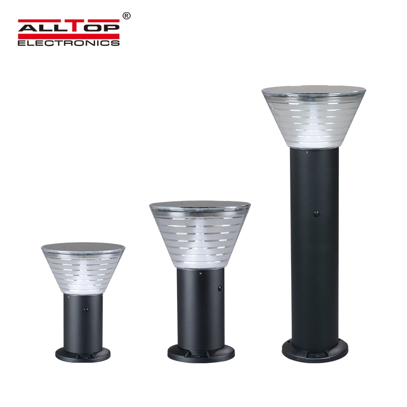 ALLTOP High brightness outdoor lighting IP65 waterproof Cool White aluminum 5w led solar garden light 1
