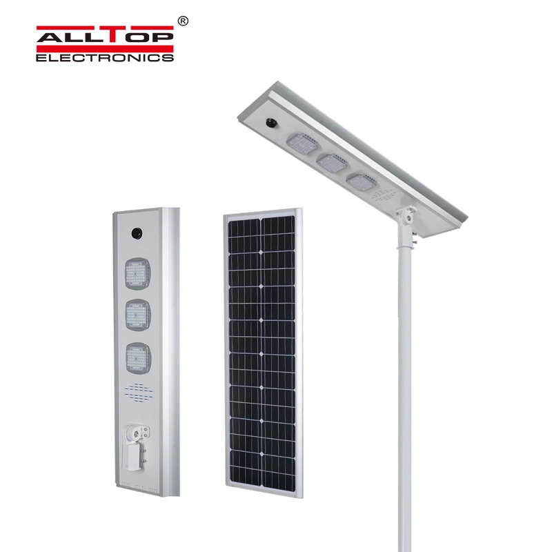 ALLTOP Energy saving waterproof outdoor lighting ip65 smd 50w 100w 150w integrated all in one led solar street light 1
