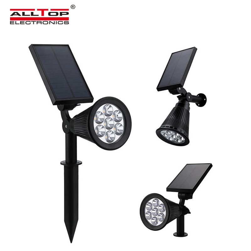 ALLTOP Fashionable design easy installation outdoor waterproof IP65 garden courtyard RGB solar LED spike light 1