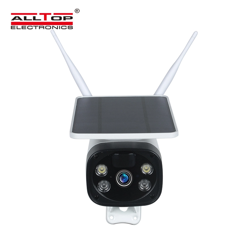 ALLTOP Hot Sale Low Consumption Security HD Surveillance CCTV Battery Powered Wireless Wifi Solar Power IP Camera 1