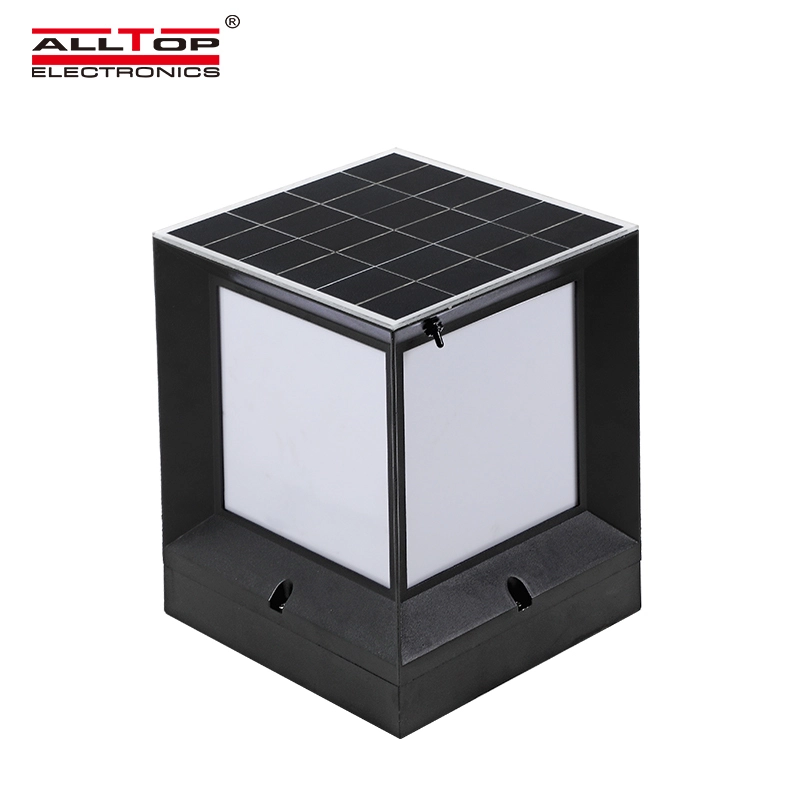 ALLTOP High lumen all in one integrated garden light outdoor waterproof 10w solar LED garden light 1