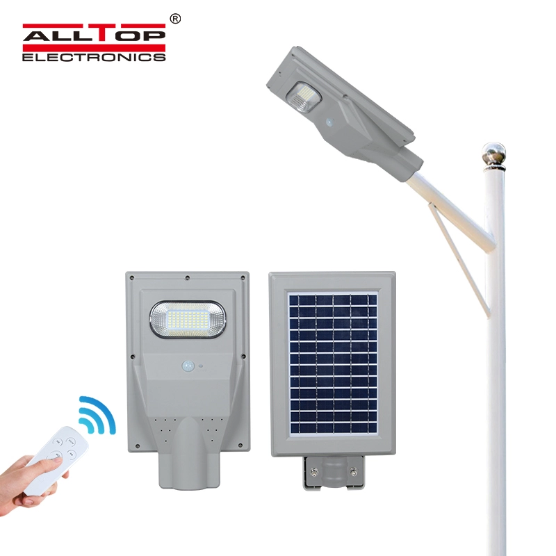 ALLTOP High lumen smd 30 60 90 w ip65 outdoor waterproof all in one led solar street light 1