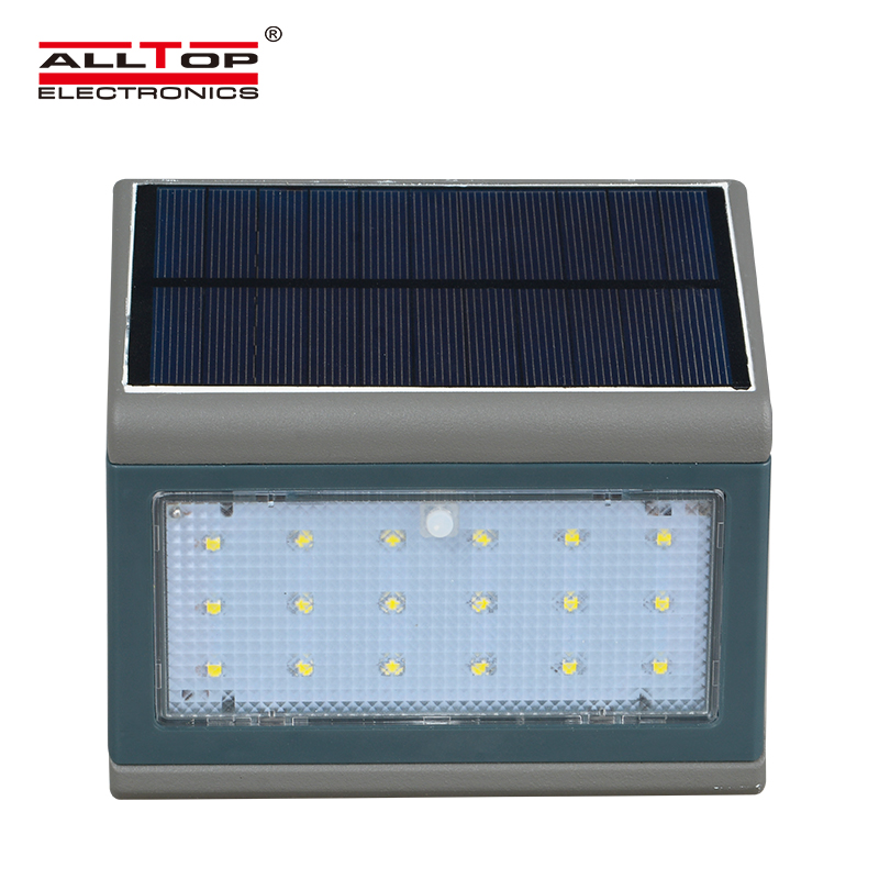 ALLTOP High quality Bright Outdoor Waterproof 3W 5W Solar led wall lamp 1