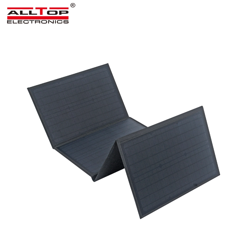 ALLTOP Foldable Solar panel Kit 100W Portable Outdoors Waterproof Solar Panel for with Battery 1