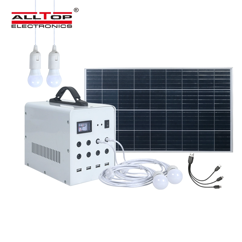 ALLTOP High brightness bulb solar rechargeable outdoor home solar energy system 1