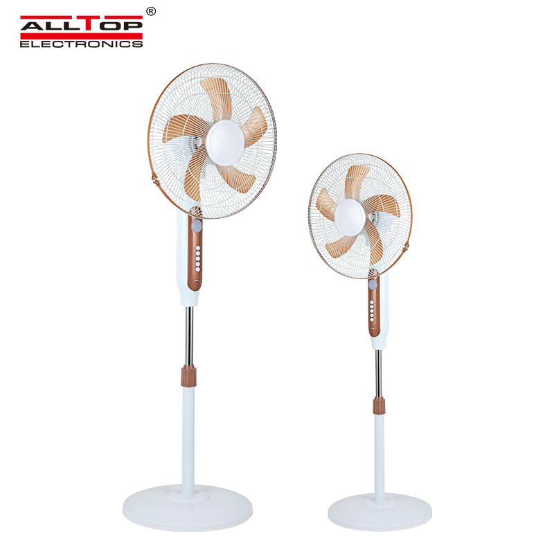 ALLTOP 16 inch rechargeable solar table fan with solar panel 3