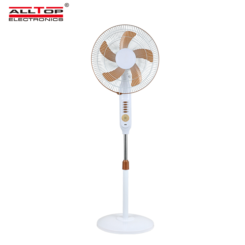 ALLTOP 16 inch rechargeable solar table fan with solar panel 4