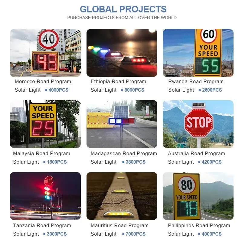 ALLTOP Good Selling solar warning light with good price 9