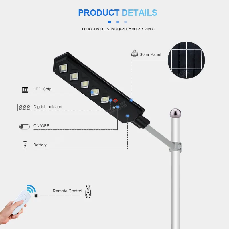 ALLTOP Good Selling 40w all in one solar street light for sale 9