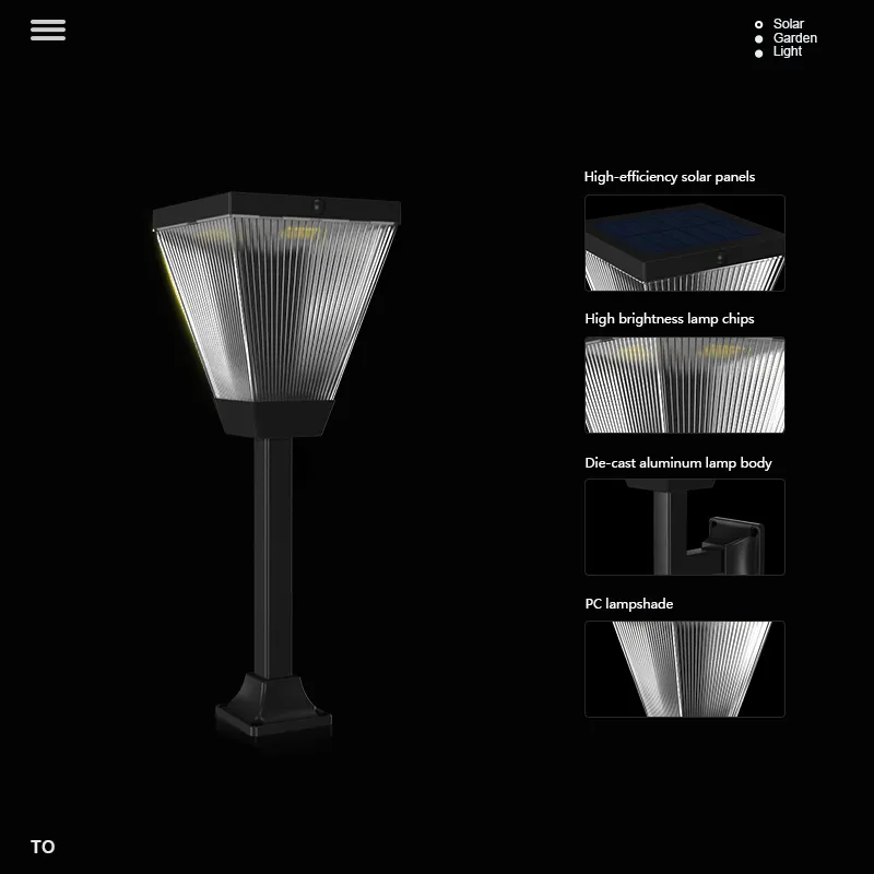 Good Selling led solar garden lights factory 7