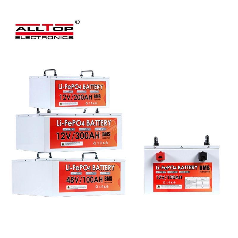 ALLTOP 2022 Case 600 Amp Lithium Batteries 3.7 V 2600 Mah Fotovoltaico Basen 200a Batterie 36 Volts Lifep04 Battery 1