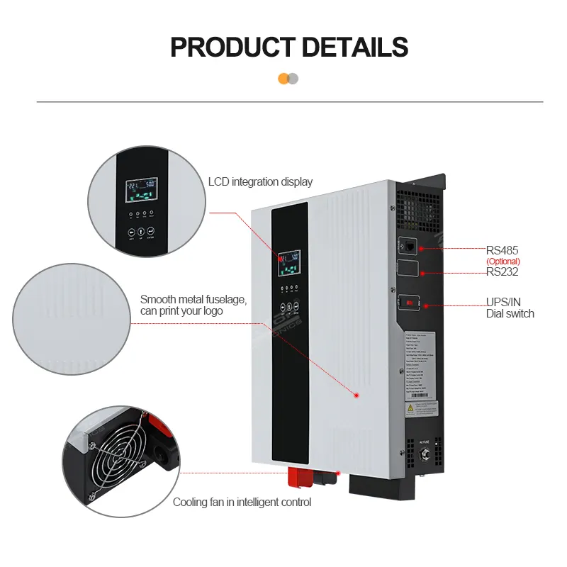 Factory Price without battery solar inverter factory 4