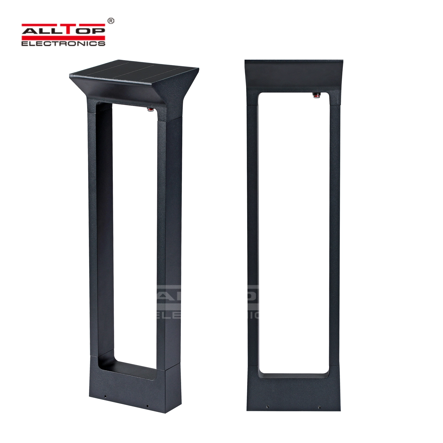 ALLTOP Modern Decorative 5w Waterproof IP65 Lawn Landscape Bollard Outdoor LED Solar Garden Light 1