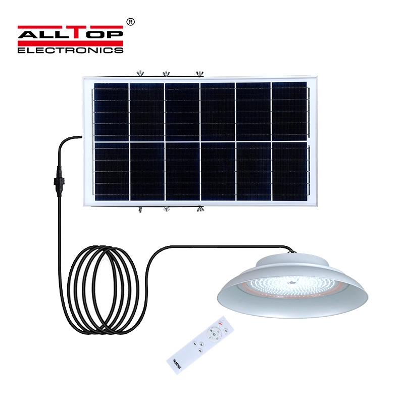 Super Brightness Canopy Luminaire Warehouse commercial Lighting Industrial UFO 30w Solar Led High Bay Lights 1