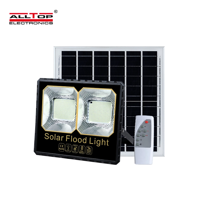 ALLTOP High power IP65 Waterproof Outdoor 25w 40W 60W 100W 200w led solar flood light 1