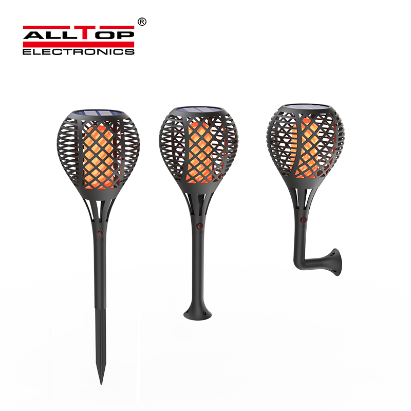 ALLTOP Torch Lights Realistic Dancing Flames Lamp ABS IP65 Waterproof Outdoor Lawn Led Solar Garden Light Popular Light 2
