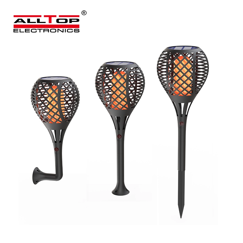 ALLTOP Torch Lights Realistic Dancing Flames Lamp ABS IP65 Waterproof Outdoor Lawn Led Solar Garden Light Popular Light 1