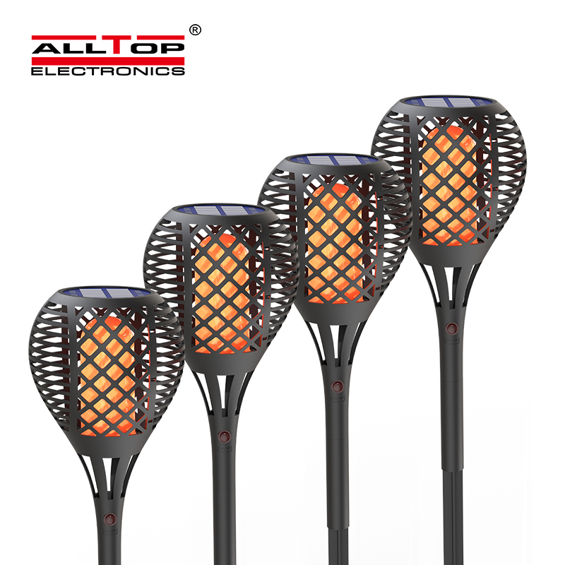 ALLTOP Torch Lights Realistic Dancing Flames Lamp ABS IP65 Waterproof Outdoor Lawn Led Solar Garden Light Popular Light 4