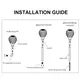 Best Price led solar garden lights from China 10