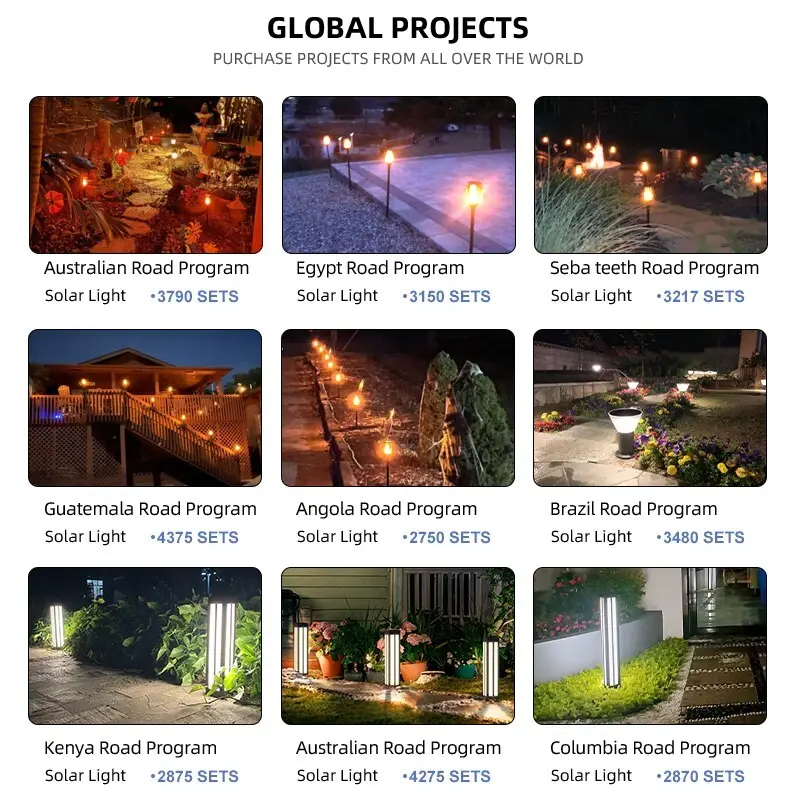 Best Price led solar garden lights from China 8