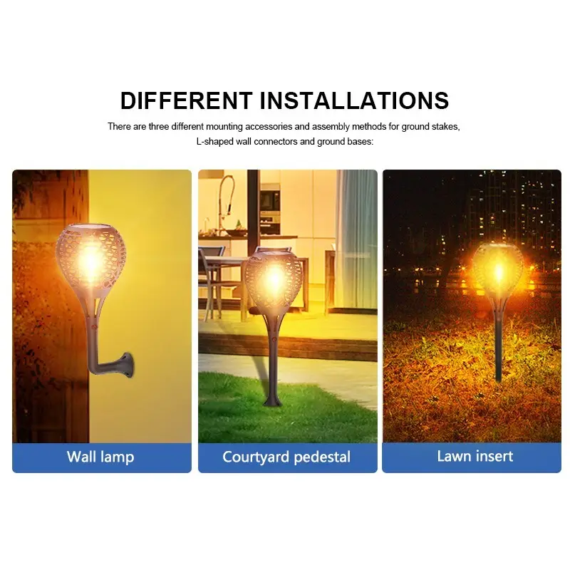 Best Price led solar garden lights from China 6