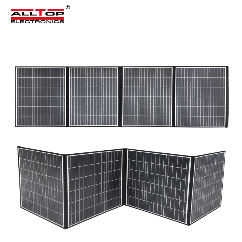 ALLTOP OEM Solar Cell Flexible Foldable Panel Solar Charger USB Output For Outdoor Battery Fast Charging 1